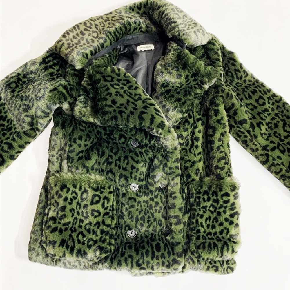 Zadig & Voltaire Chic Faux Fur Coat XS
